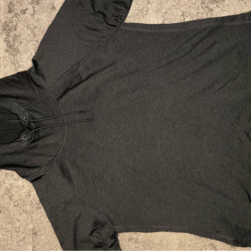 Women's Charcoal Gray Hoodie Top